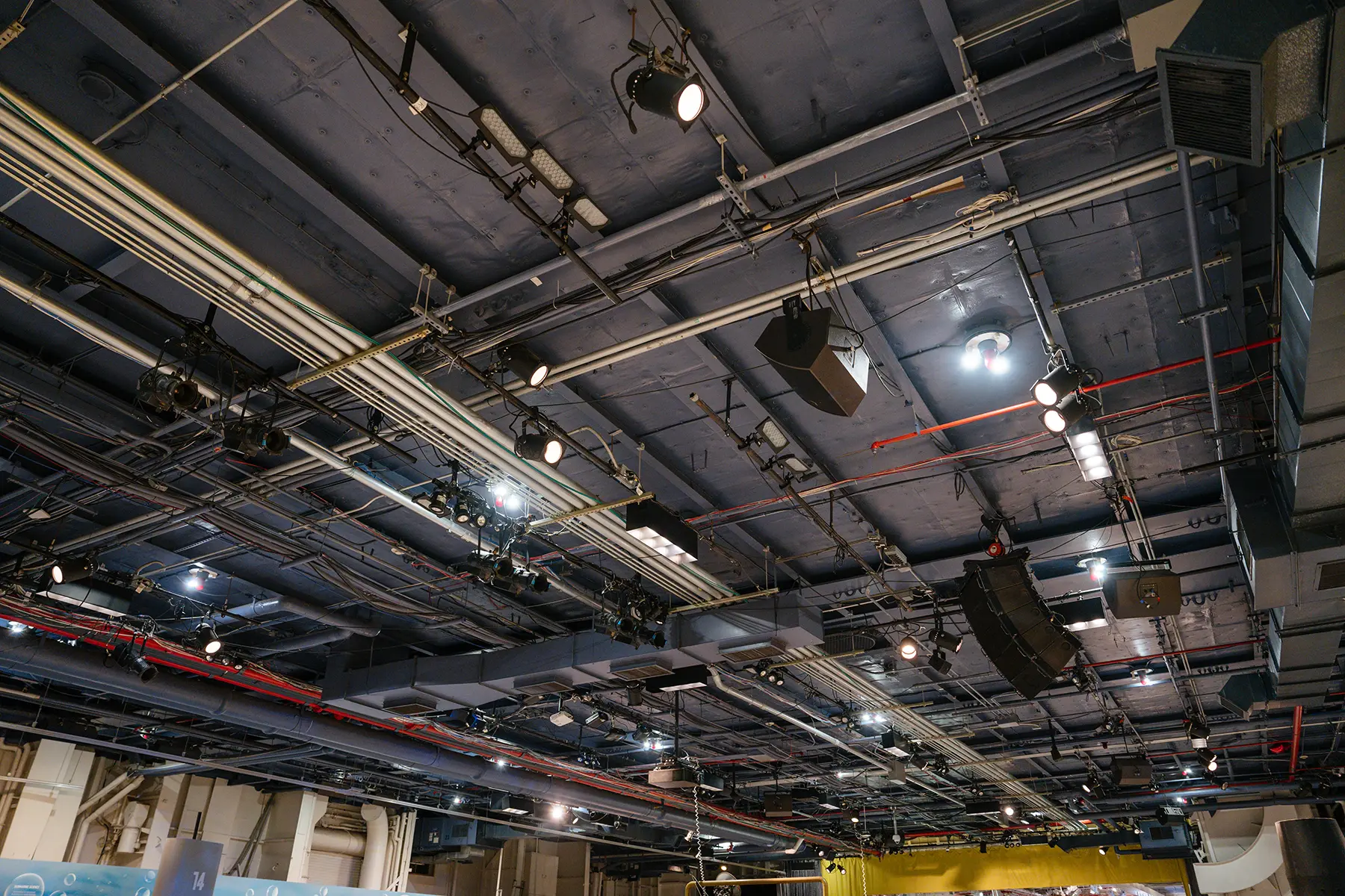 industrial wiring ceiling